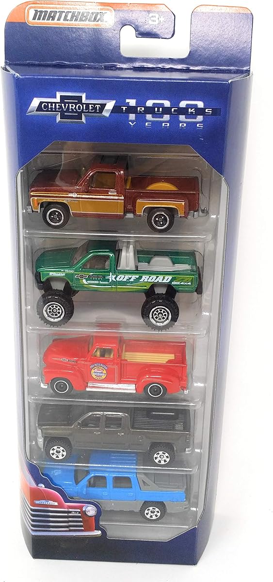 100 Years Anniversary Chevrolet Trucks 5-Pack, 1:64 Scale — view 2