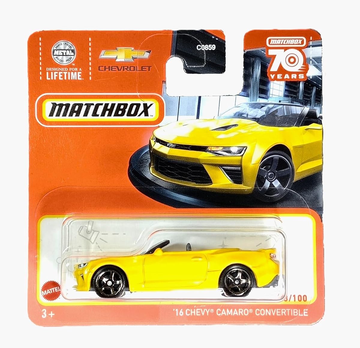 '16 Chevy Camaro Convertible, Yellow 33/100 — view 2
