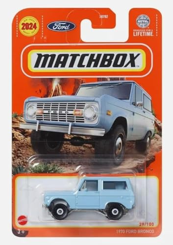 1970 Ford Bronco, Light Blue, 1:64 Vehicle, 29/100