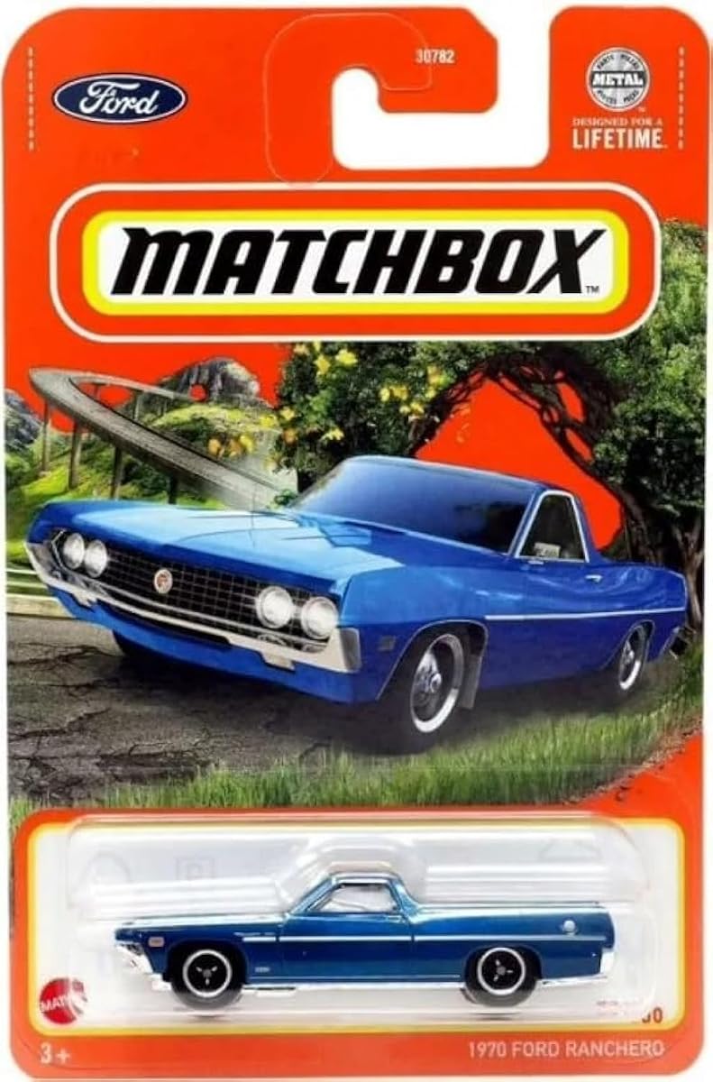 1970 Ford Ranchero, 1:64 Scale Vehicle, Blue, 83/100 — view 2