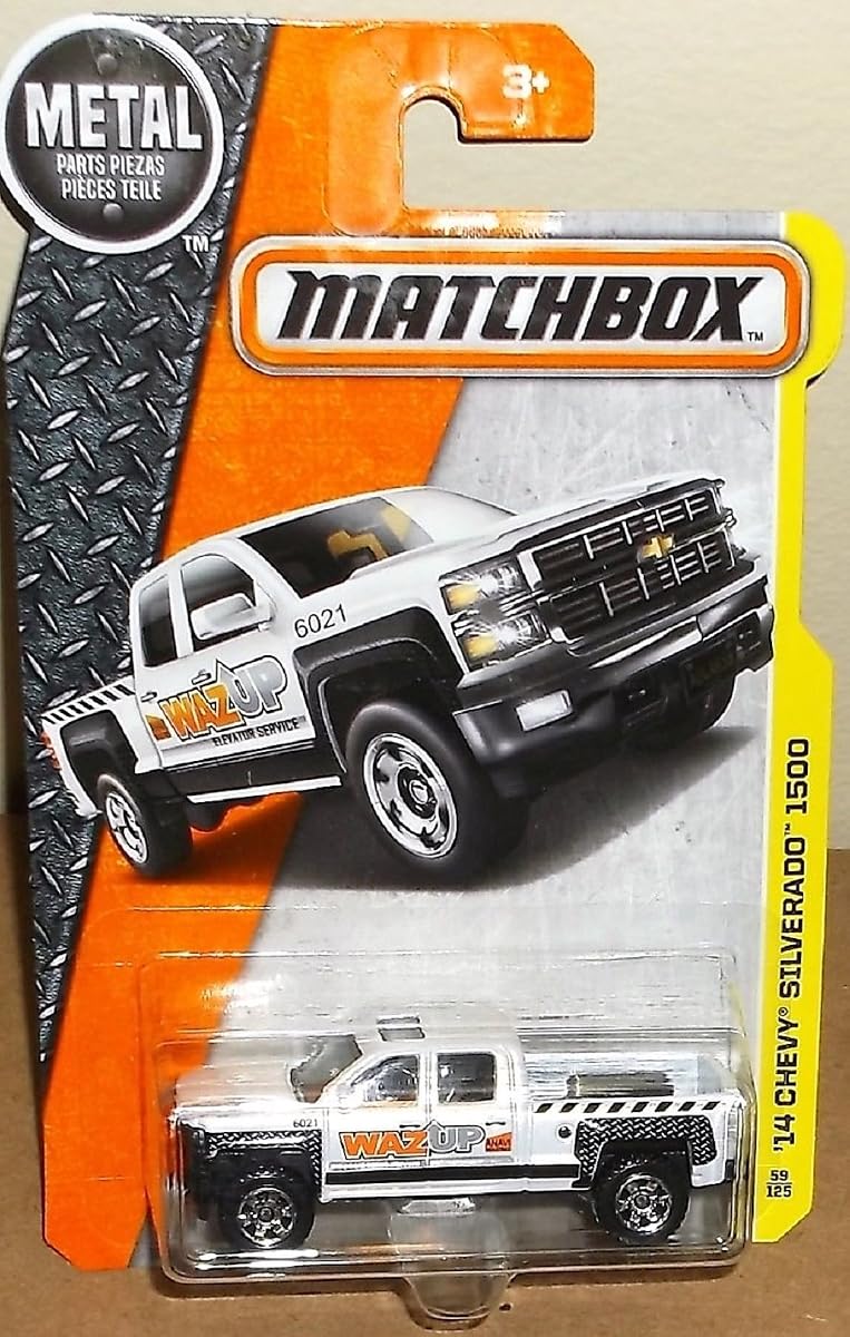 2016 MBX Construction '14 Chevy Silverado 1500 59/125, White — view 3