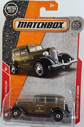 2018 Matchbox MBX Rescue 5/30 - '33 Plymouth PC Sedan