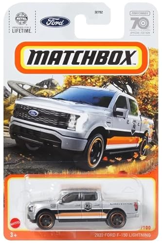 2022 Ford F-150 Lightning Truck, 1:64 Scale , Kid, Unisex, Multicolour, Pull-B