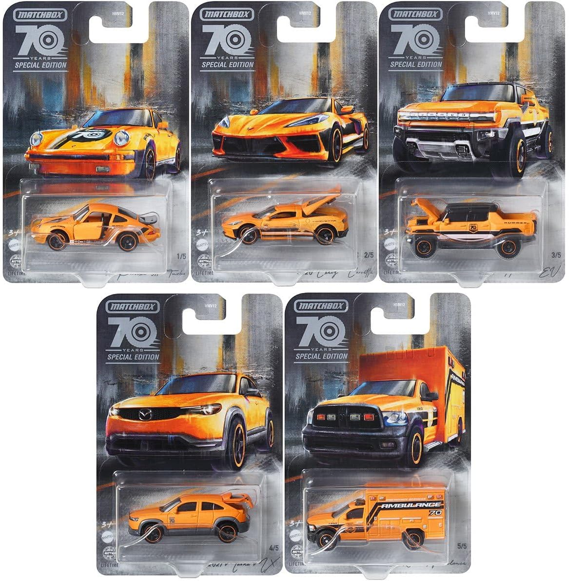 2023 70th Anniversary Special Edition Moving Parts Complete Set of 5 Vehicles — view 2