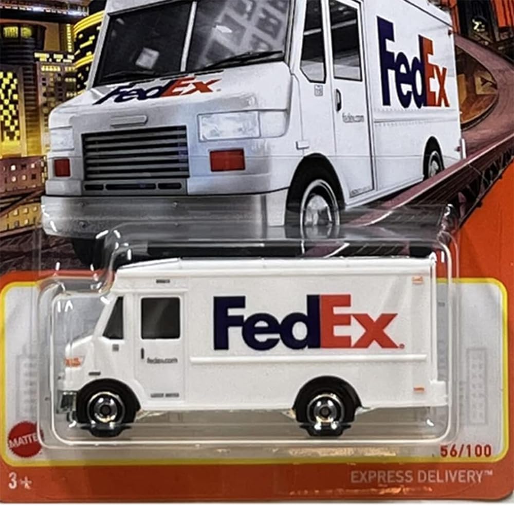 FedEx Express Delivery Truck 56/100 — view 3