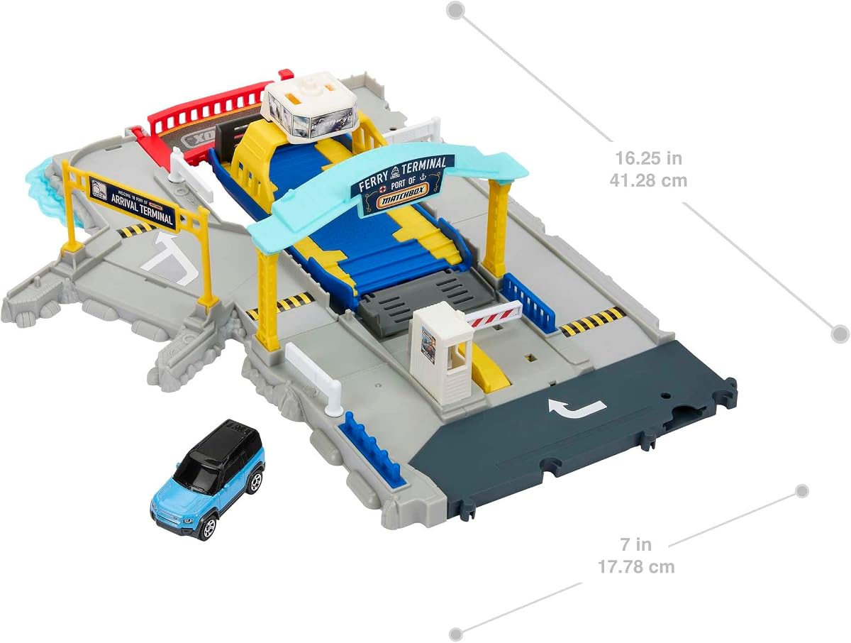 HMH29 Ferry Port Set with Detachable Wheeled Ferry, Elements to Activate Manua — view 3