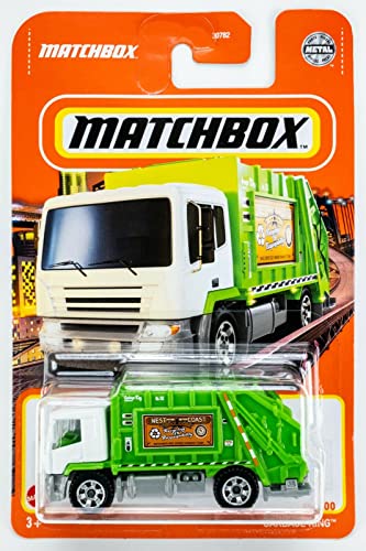 Garbage King Truck, Green, 1:64 Scale, 2 Inches, Unisex
