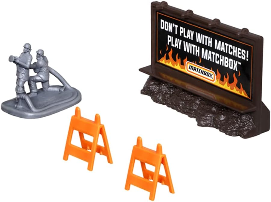 Hitch & Haul Vehicle Playset - Fire Rescue ~ 6 Piece Set ~ Hazmat Response Tru — view 5