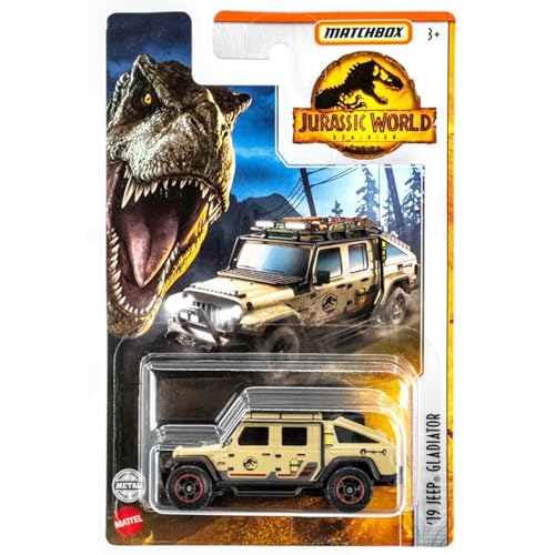 Jeep Gladiator 1:64 Scale Metal Truck, Jurassic World, Recommended for