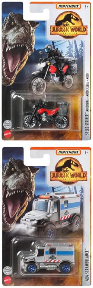 Jurassic World Dominion 2022 Complete Set of 6 Vehicles from FMW90-956P Releas — view 3