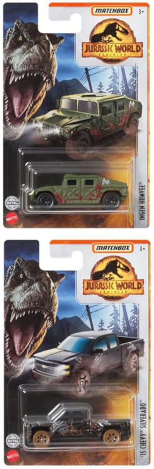 Jurassic World Dominion 2022 Complete Set of 6 Vehicles from FMW90-956P Releas — view 4