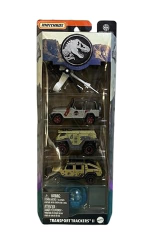 Jurassic World Transport Trackers II 5 Pack