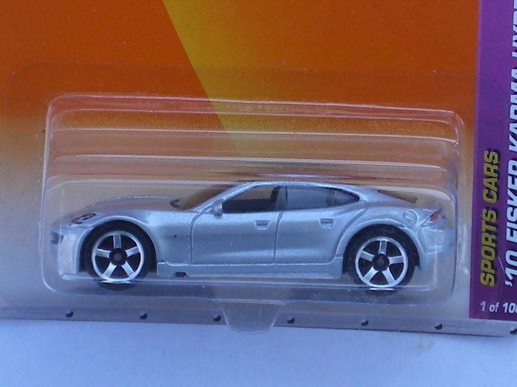 MBX Sports Cars Series 1:64 Scale Car #1 - Silver Plug-In Hybrid Luxury Sport — view 3