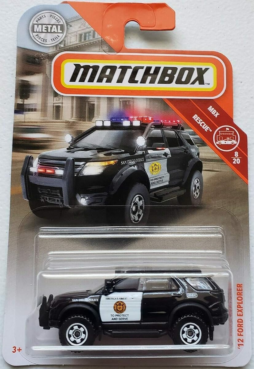 mbx 12 Ford Explorer San Diego Police Rescue Series 1:64 Scale Collectible Met — view 2