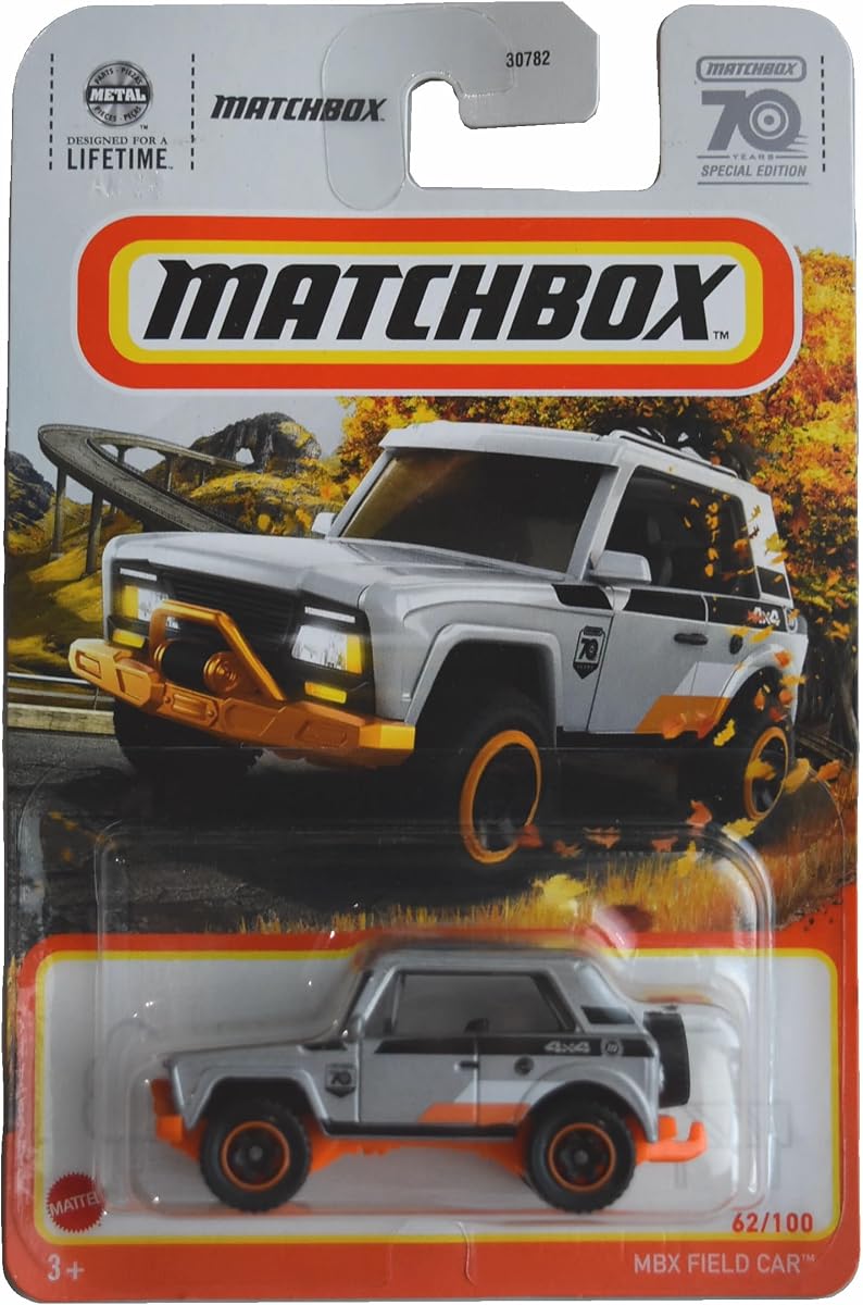 MBX Field Car, Silver/Orange 62/100 — view 2