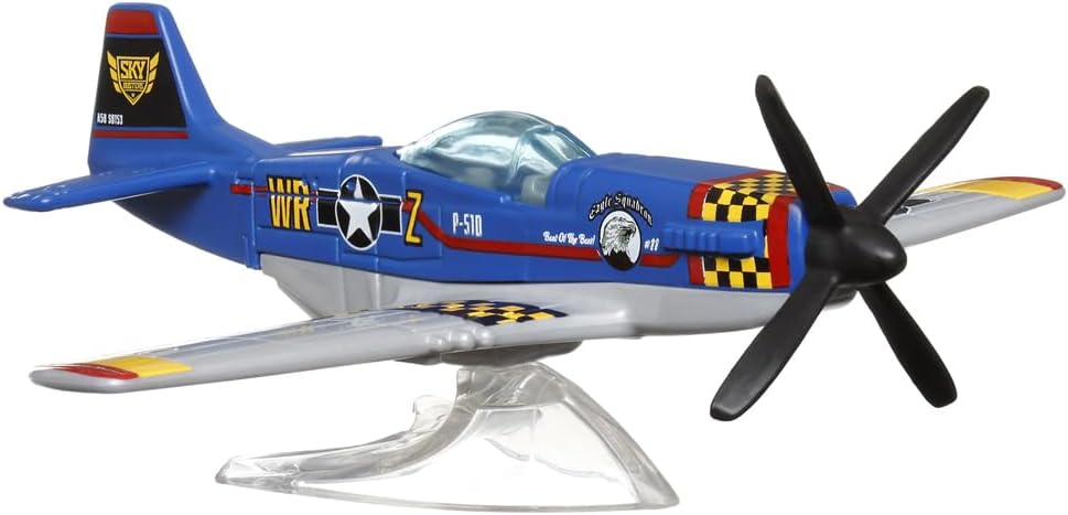 Collectible Metal Sky Busters Inspired by North American P-51 Mustang Airplane — view 3