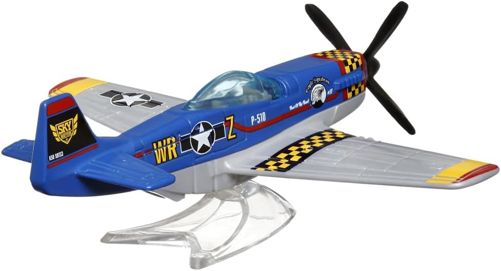 Collectible Metal Sky Busters Inspired by North American P-51 Mustang Airplane — view 5