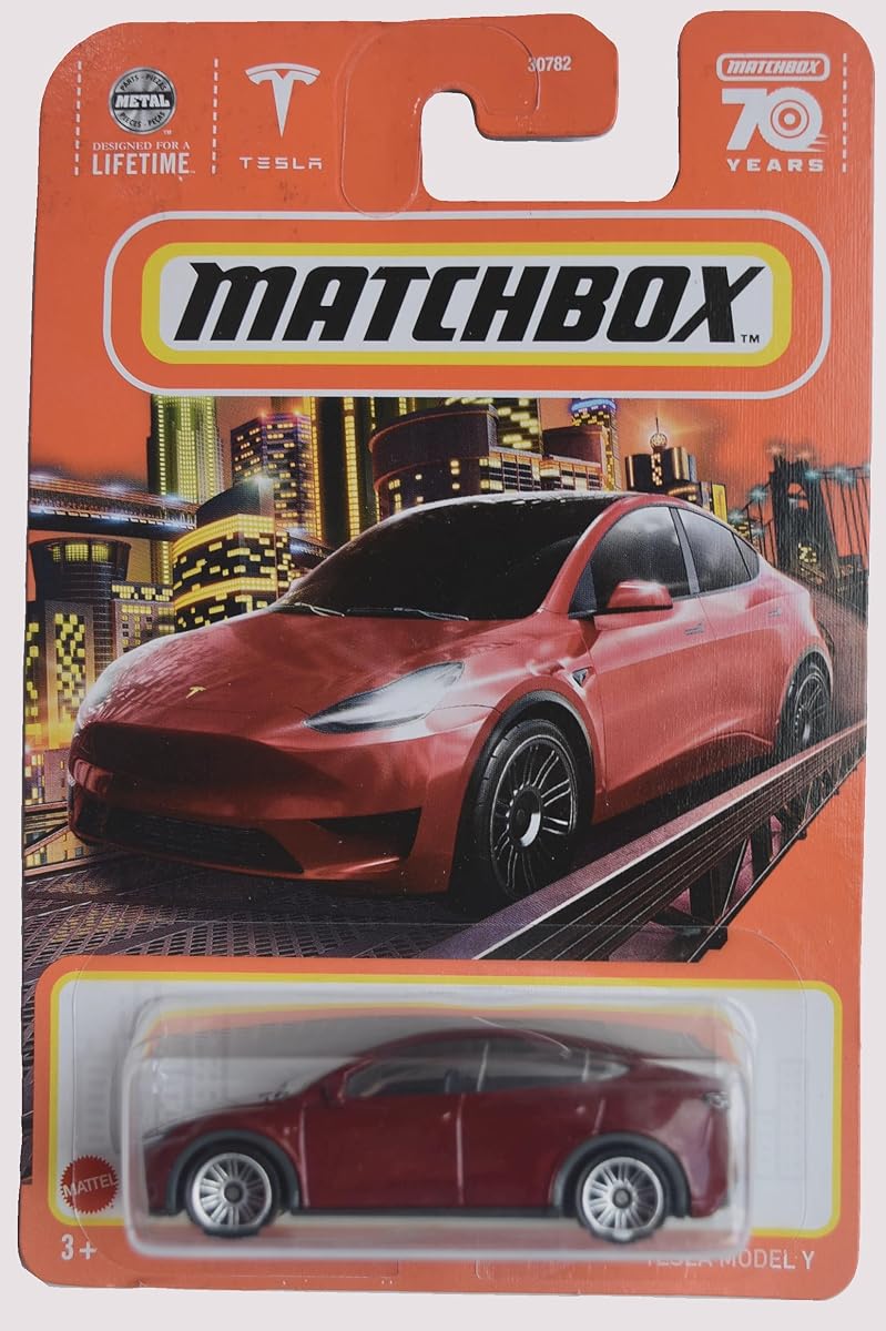 Tesla Model Y, red 70 Years — view 2