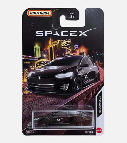 Tesla Model X SpaceX Crew Transport Vehicle, 1:64 Scale