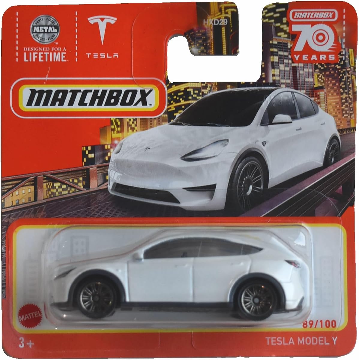Tesla Model y, White 89/100 Short Card — view 2
